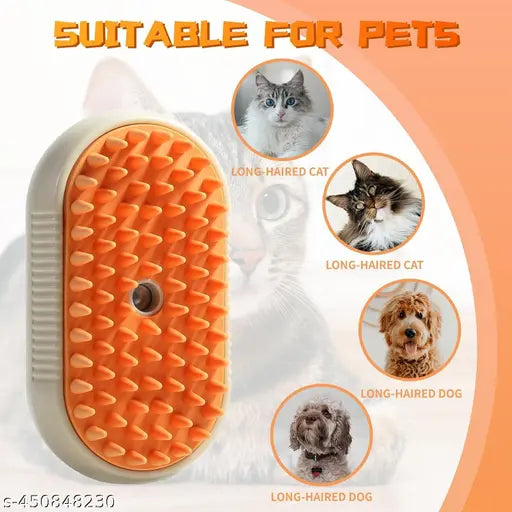 3 in 1 Pet Hair Removal Steam Comb, Perfect for Both Cats & Dogs