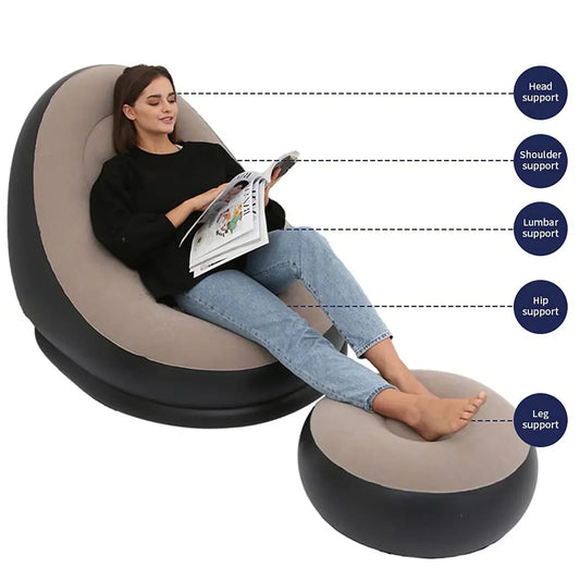 Portable Indoor/Outdoor Air Couch with Pump