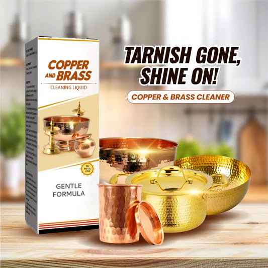 ShineBright Instant Copper & Brass Cleaning Liquid - Buy 1 Get 1 Free, Limited Period Offer
