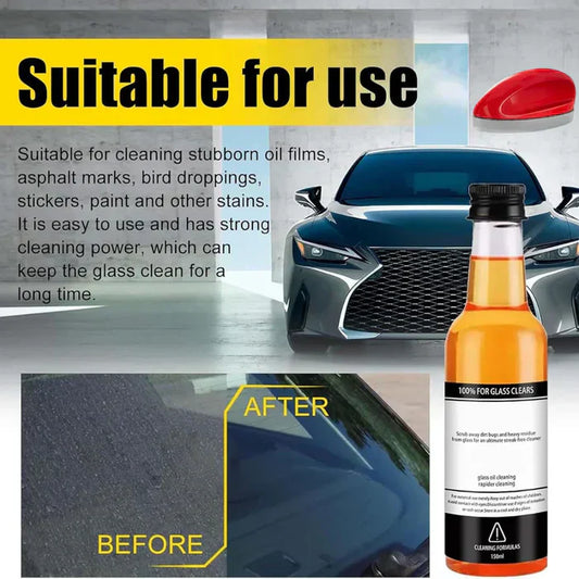 ShineGuard Car Glass Oil Cleaner -Buy 1 Get 1 FREE