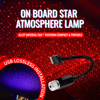 LuxuryLight - USB Star Light Mini Projector for car, home & party