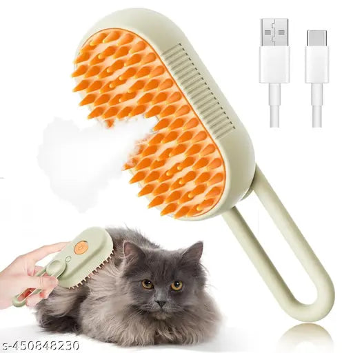 3 in 1 Pet Hair Removal Steam Comb, Perfect for Both Cats & Dogs