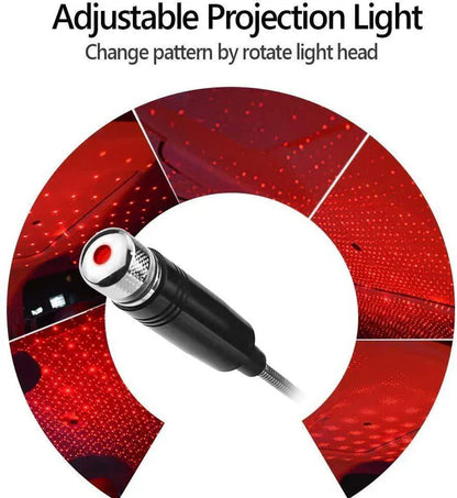 LuxuryLight - USB Star Light Mini Projector for car, home & party