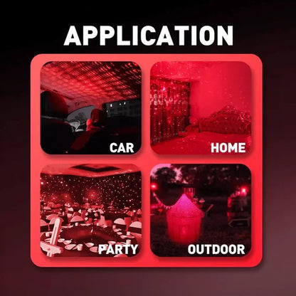 LuxuryLight - USB Star Light Mini Projector for car, home & party
