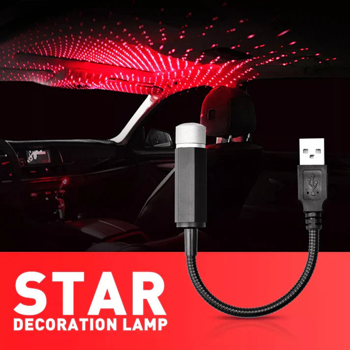 LuxuryLight - USB Star Light Mini Projector for car, home & party